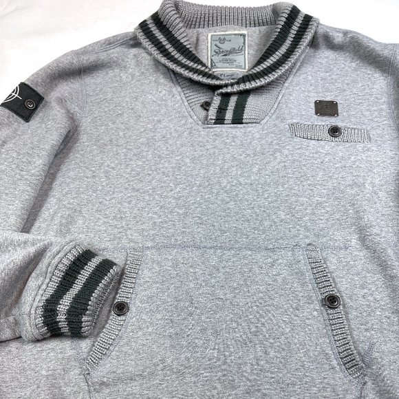 Springfield by raw blue men's Core Fleece Pullover - Picture 7 of 9